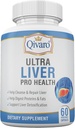 Ultra Liver Pro Health - Liver Health Support Supplement with Milk Thistle Seeds, Artichoke Extract & Dandelion Leaf Extract - Antioksi & Detox Support - 60 Sebze Capsules