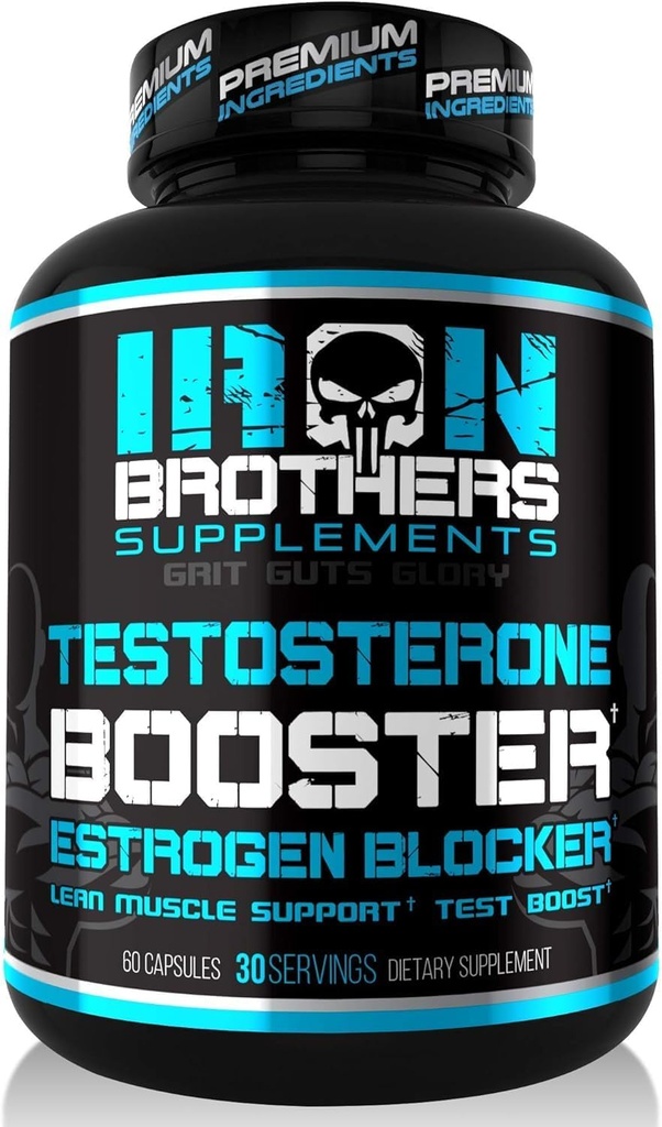 Estrogen Blocker ile Erkekler için testosteron ATM - Libido & Strength artırmak için Doğal Anti-Estrogen Supplement - Boost Kas Büyüme ve Kilo Kaybı - Indole 3 Carbinol & Tribulus -60 Capsules