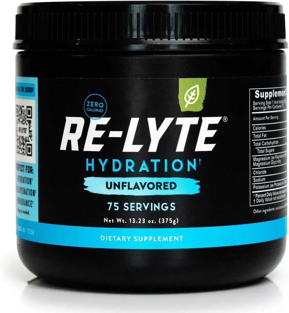REDMOND Re-Lyte Hydration Electrolyte Powder Mix (Unflavored)