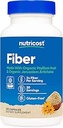 Nutricost Fiber Capsules with Prebiotic Fiber Supplement 150 Capsules - CCOF Certified Supplement, Made with Organic Psyllium Husk & Organic Jerusalem Artichoke, Gluten Free, 3 G Per Serving