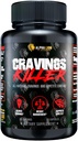 Alpha Lion Cravings συμπλήρωμα δολοφόνου με εκχύλισμα σαφράν & εκχύλισμα Garcinia Cambogia για το μεταβολισμό & τη διατροφή Υποστήριξη, βοηθά την πείνα ελέγχου & περισσότερα (50 κάψουλες)