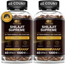 EFFECTIVE NUTRA Pure Shilajit Capsules for Men & Women - Pure Himalaya Shilajit for Men & Women - High in Trace Minerals & Fulvic Acid - 10000mg of Authentic Shilajit Extract per Service (120 Count)