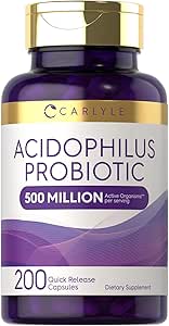 Carlyle Acidophilus Probiotic Κάψουλες για γυναίκες και άνδρες 