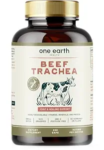 Grass Fed Beef Trachea - Yeni Zelanda Kaynaklandı Trachea. Hizmet başına 3.000 mg, 200 Kont