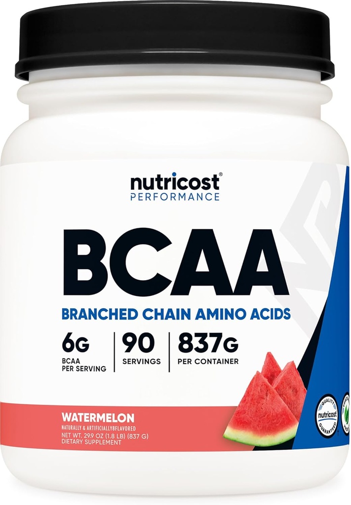 Nutricost BCAA Σκόνη (Watermelon, 90 Serv) - Βέλτιστη αναλογία 2:1:1