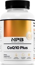 Nature's Pure Blend CoQ10 Plus – Antioksidan Formula with Arjuna & Shankhpushpi – CoQ10 Ubiquinol for Circulation, Blood Flow & Energy – Coenzyme Q10 Supplement for Immune System – 60 Capsules