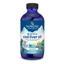 İskandinav Naturals Arctic Cod Liver Oil, Unflavored - 8 oz - 1060 mg Total Omega-3s with EPA & DHA - Heart & Brain Health, Sağlıklı Immunity, Genel Wellness - Non-GMO - 48 Servisler