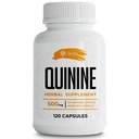 SIRUNES Leg Cramps Relief Quinine Capsules – Natural Cinchona Bark Supplement for Cramp Defense & Digestive Health – 1000 mg Quinine Pills, 120 Tablet, Non-GMO, Gluten-Free-Free-GMO, Gluten-Free
