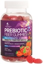 Yetişkinler için Fiber Gummies, Daily 4g Gummy Fiber Supplement, Prebiyotik Gummy Digestive Health Support - Plant Based uli Fiber Chews, Prebiyotiks Supports Regularity & Digestion Non-GMO - 120 Gummies