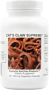 Yüksek Beslenme Kedisinin Claw Supreme, 90 Pure Cat's Claw Bark Vegetarian Capsules