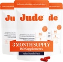 Jude Bladder Control Tabletleri, Daily Supplement, Leaks, Relieve Need-to-Go Urgency, Sleep, Overactive Bladder Tabletleri, 180 Capsules, 180 Capsules,
