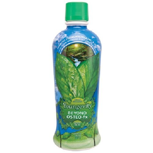 Youngevity Beyond Osteo-FX Liquid 32 oz - Calcium & Magnesium 1200/300mg + Vitamin D3, Zinc, MSM, Glucosamine + 77 Trace Minerals - Supplement for Bone Health