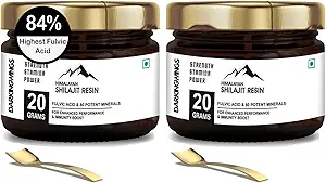 500 mg Shilajit Supplement - Shilajit Pure Himalaya Organik Shilajit Machinery with Highest Potency, Original from Himalaya reçinesi with 84+ Fulvic Acid