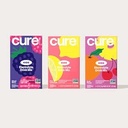 Cure Hydration - Kids Electrolyte Drink Mix | Plant-Based Pediatrik Formulated Rehidr Toz | Nodrew Sugar, Non-GMO, Gluten-Free | Pink Lemonade, Karma Berry, Meyve - Grafik