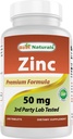 Best Naturals συμπλήρωμα ψευδάργυρου ως γλυκονικό ψευδάργυρο 50mg 240 δισκία - ανοσοποιητική υποστήριξη