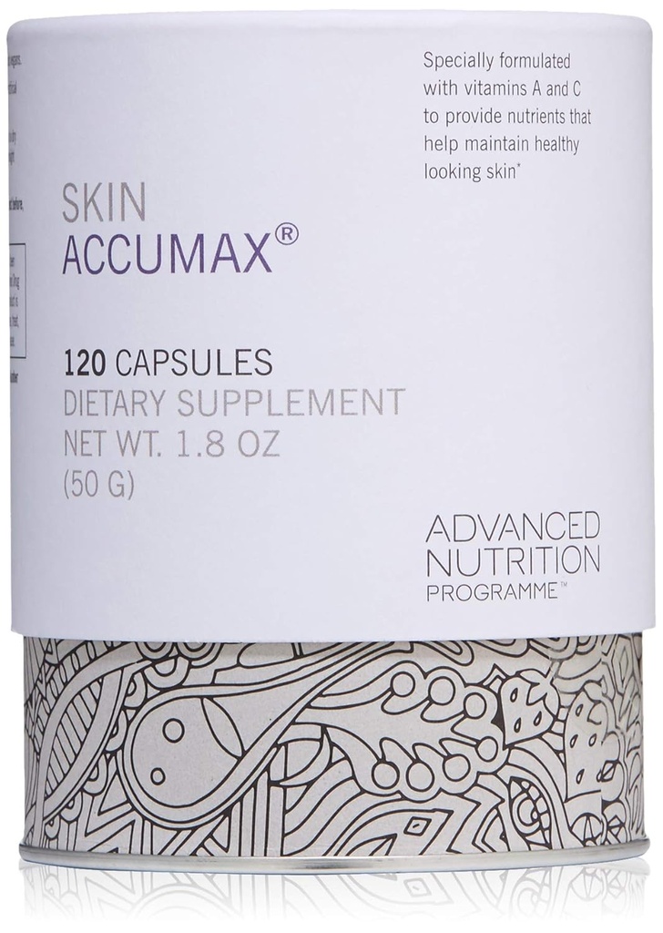 Jane iredale Δέρμα Accumax Διατροφικό συμπλήρωμα Κάψουλες Βελτίωση Ακμή & Προώθηση Υγιεινού δέρματος Περιέχει βιταμίνη Α, C και Ε Vegan & Gluten-free