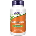 Şimdi Gıdalar Tamamlar, Elderberry (Sambucus nigra)500 mg, 10:1 Yoğun, 60 Veg Capsules