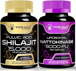 Nattokinase Supplement Capsules - 5000 FU - Enzymes from Pure Japanese Natto Extract