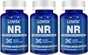 Lovita NR (Nicotinamid Riboside) 350 mg, Trans-Resveratrol ve Betaine ile NAD Supplement, NAD Plus Seviyeleri, Sağlıklı Ağlama, 30 Vegan Giric-Coated Capsules