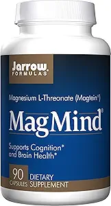 Φόρμουλες jarrow: MagMind Μαγνήσιο L-Θρεονικό, 90 καπάκια (3 Συσκευασία)