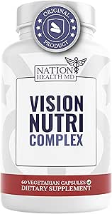 Σύμπλεγμα Όραμα Nutri - Βιταμίνες ματιών με λουτεΐνη, Bilberry - Eye and Vision Health for Men & Women - 60 Κάψουλες