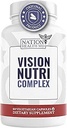 Vision Nutri Complex - Eye Vitamins with Lutein, Bilberry - Eye and Vision Health for Men & Women - 60 Capsules