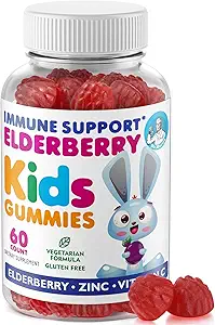 DR. MORITZ Gummys Elderberry for Kids & Toddlers - Immune System Booster- Health Support with Black Sambucus Elderberries Extract - Βότανο συμπλήρωμα ενίσχυσης ανοσίας