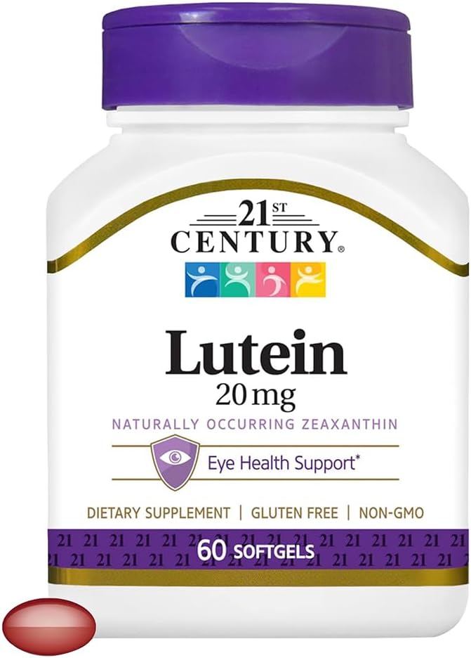 21. Yüzyıl Lutein, 20 mg, 60 Softgels