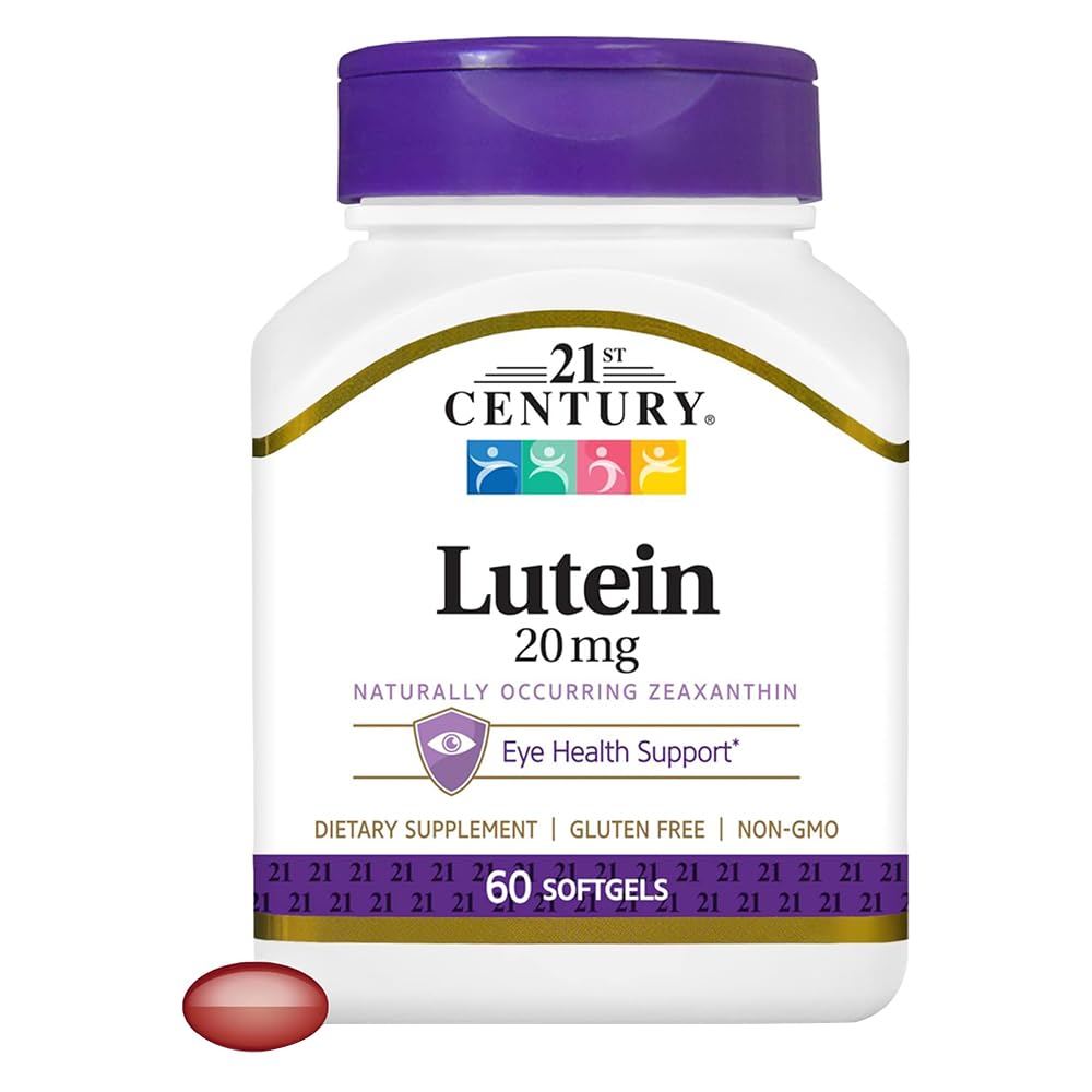 21. Yüzyıl Lutein, 20 mg, 60 Softgels
