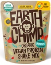 EarthChimp Organic Vegan Protein Powder - με Προβιοτικά - Μη ΓΤΟ, Γαλακτοκομικά Χωρίς, Μη Ορός γάλακτος, Πρωτεΐνες με βάση το φυτό Σκόνη για γυναίκες και άνδρες, Χωρίς γλουτένη - 52 Μερίδες 64 Oz (Vanilla) No Scoop