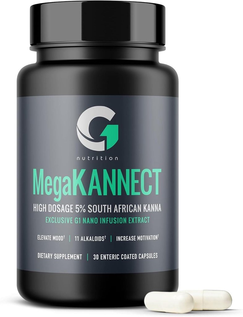 Mega Kannect Κάψουλες με 5% Kanna Alkaloid