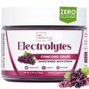 Zero Sugar - Concord Grape Electrolytes Toz - Çok İyi Hydration - Caffeine Free Energy with All Natural Materialss - Vegan, Keto & Paleo - Sugar Free Electrolytes Drink Mix - 30 Servisler