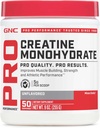 GNC Pro Performance Kretine Monohidrat Toz for Women & Men, 5 Kre Binası, Enerji Üretimi, Endurance, Performans, 50 Hizmet