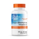 Doktorlar En İyi Yüksek Absor Vitamin C with Pure Way-C, Sustained release for All Day Immune Support, Non-GMO, Gluten Free, Soy Free, Vegan 60 Tabletler