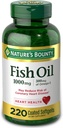 Nature's Bounty Fish Oil 1000 mg cover Softgels, 220 Count