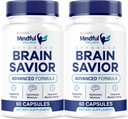 (2 Pack) Ευαίσθητη Ευεξία Προηγμένα Κάψουλες Σωτήρα Εγκεφάλου, Επίσημα Χάπια Ευεξίας, Καψάκια Υποστήριξης Ευεξίας Premium Formula - Όλα Φυσικά Χάπια, 120 Κάψουλες για 2 Μήνες