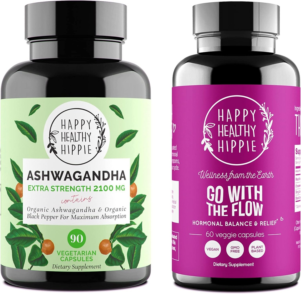 Mutlu Sağlıklı Hippie Go with The Flow Sche (2pk) - Akış ve Ashwagandha ile git