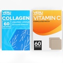 Veru Wellness Anti Aging Duo Lifestyle Patches Collagen C - Self Prestige Time release Topical Patch, 8-10 Hours (60 Day Supply)