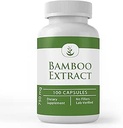 Pure Original Materialss Bamboo Extract, (100 Capsules) Her zaman Pure, Nomixs Or Fillers, Lab TY