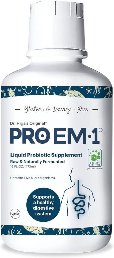 TeraGanix Organik Sıvı Probiyotik (30 Günlük Supply), Gut Health Supplement, Dr. Yetişkinler ve Çocuklar için Formula ve Çocuklar için Formüle edildi, Immune Function, Digestion & Nutrient Abxia 6 Mil CFU/ml (16 fl oz)