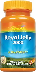 Thompson Royal Jelly, Ultra Potency, 2000 Mg, 60 Capsules