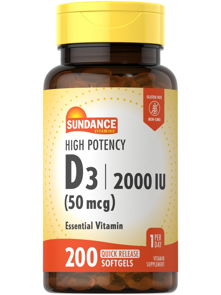 Sundance υψηλής ισχύος D3 2000 IU 