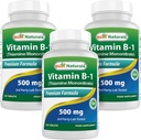 En İyi Doğal Vitamin B1, Thiamine Mononitrate 500 mg 120 Tablet (120 Kont) olarak