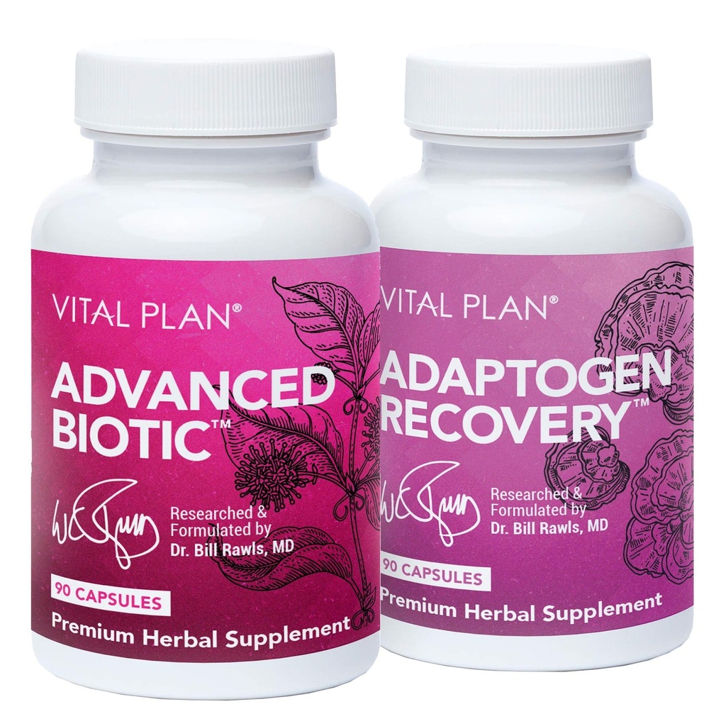 Vital Plan Immune Support Supplements by Dr. Bill Rawls – Immune Boost Sche / Japonca Knotweed, Cat's Claw, Chinese Skullcap & Reishi Mushroom