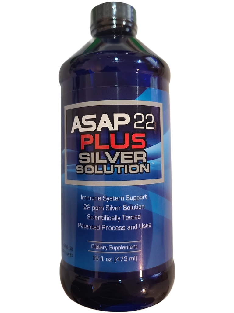 American Biotech Labs - ASAP 22 Plus Silver Çözüm - Immune System Support, 22 ppm Silver Çözüm Diyeti Tamam - (16 oz)