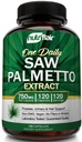 NutriFlair Saw Palmetto Extract 750mg, 120 κάψουλες - Φυσικό συμπλήρωμα Prostate & Berry Health Support - Βοηθά στην πρόληψη της απώλειας μαλλιών και βοηθά στη μείωση της συχνής ούρησης, για γυναίκες και άνδρες
