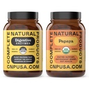 Doğal Ürünler Organik Papaya Enzymes 100 Capsules & Digestive Enzymes 100 Capsules Sche
