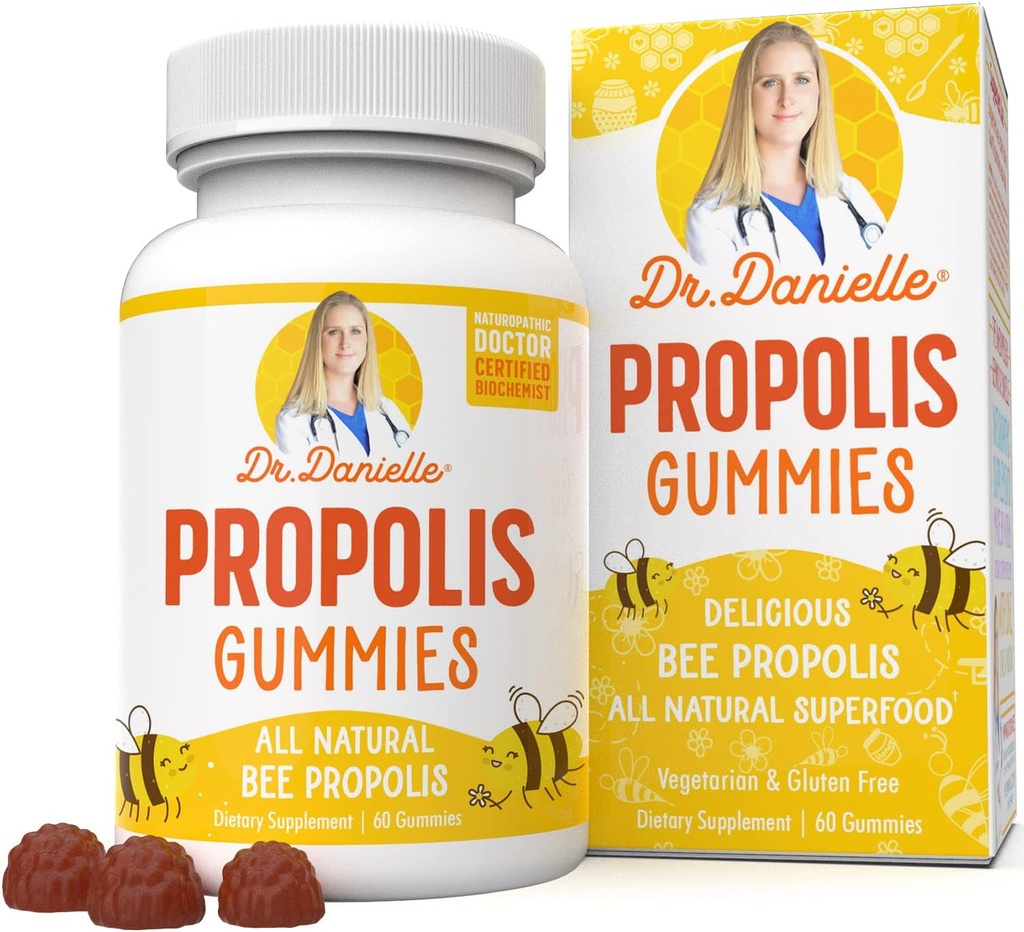 Dr. Danielle tarafından propolis Gummies, Best Propolis Gummy Supplement, 500 mg