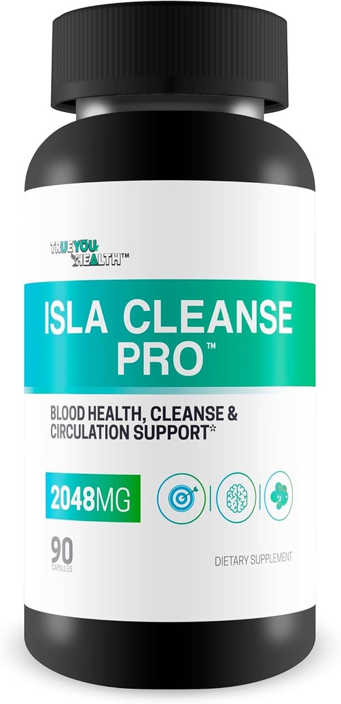 Isla Cleanse Pro - Best Vein Health & Artery Health Full Body Cleanse Detox Supplement - Αίμα καθαρισμού Detox - Island Cleanse Heart Healthy Solution - Αρτηρίες Καθαρισμός Σώμα Detox Καθαρισμός Τσάι Caps