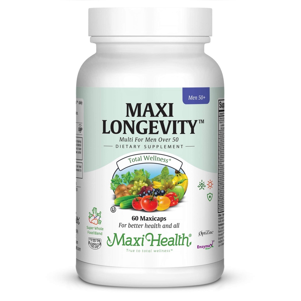Erkekler Multivitamin 50 Plus – Erkekler için Günlük Multivitamin B12, A, D, C, çinko, Magnezyum & More – Enerji, Immune & Heart Support Mens Multivitamins - Non-GMO – 60 Capsules
